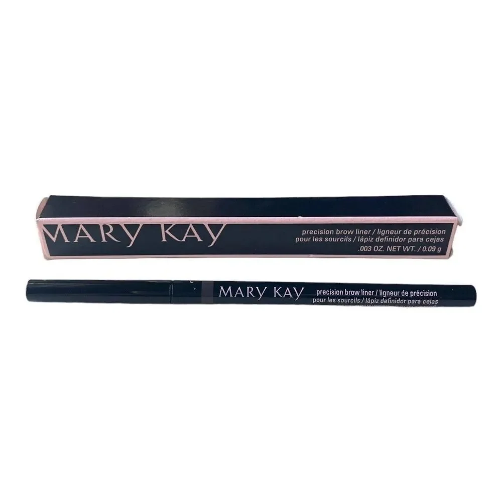 New In Box Mary Kay Precision Brow Liner Dark Brunette #127614 Full Size